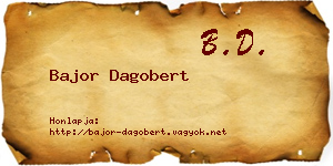Bajor Dagobert névjegykártya